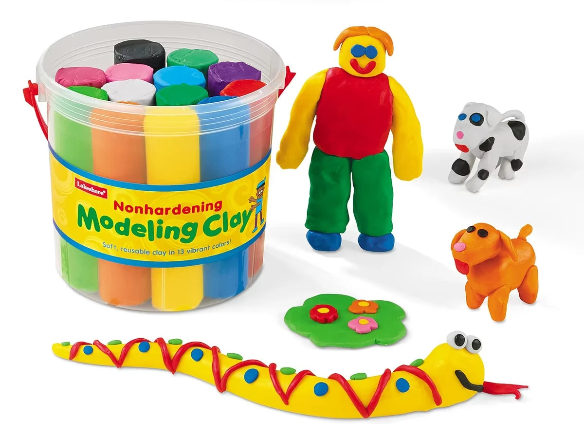 Nonhardening Modeling Clay Bucket - US 8264