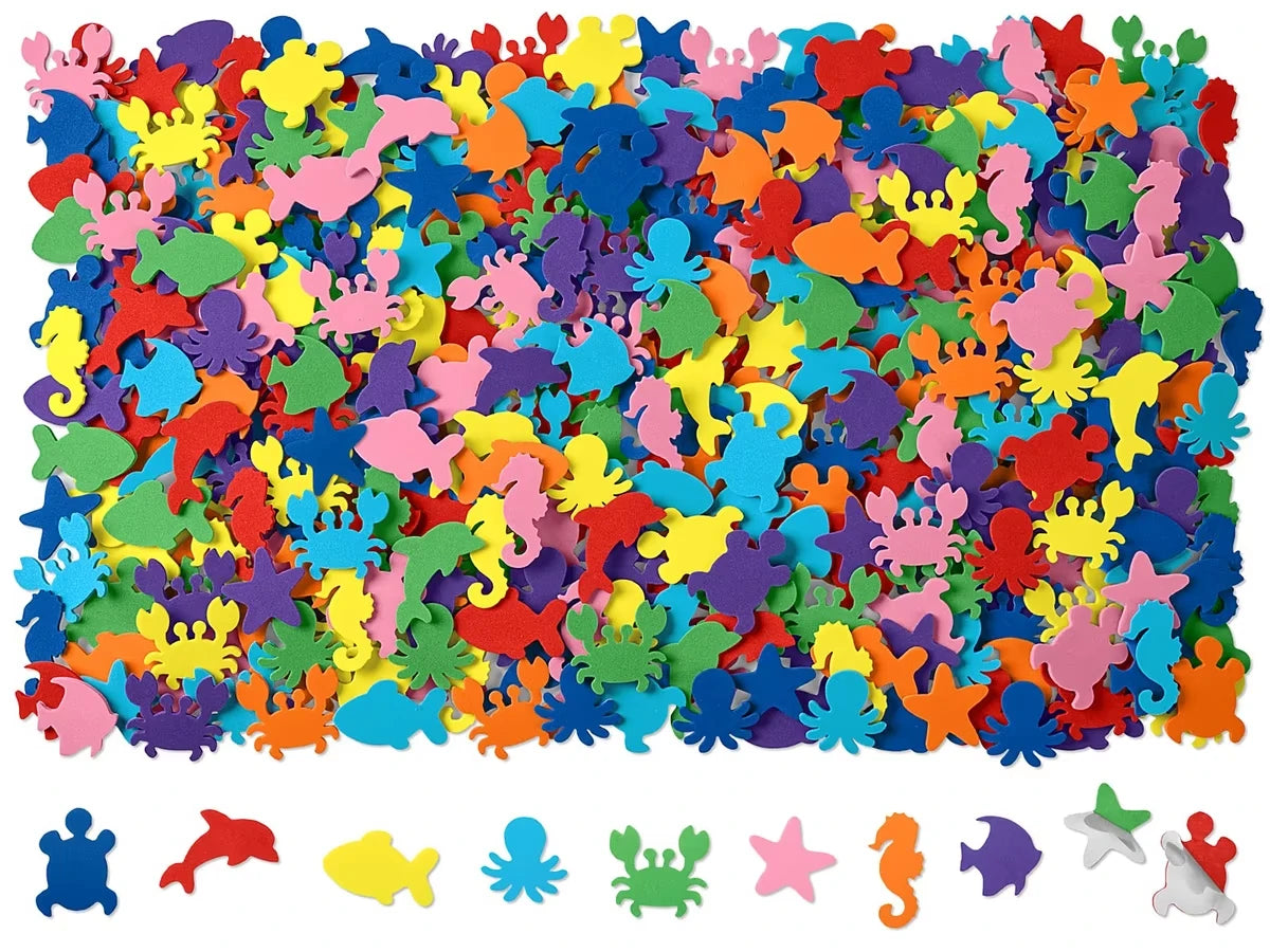 Peel & Stick Foam Sea Animals - US 2818