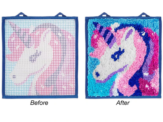 Unicorn Latch Hook Craft Kit - US 8030