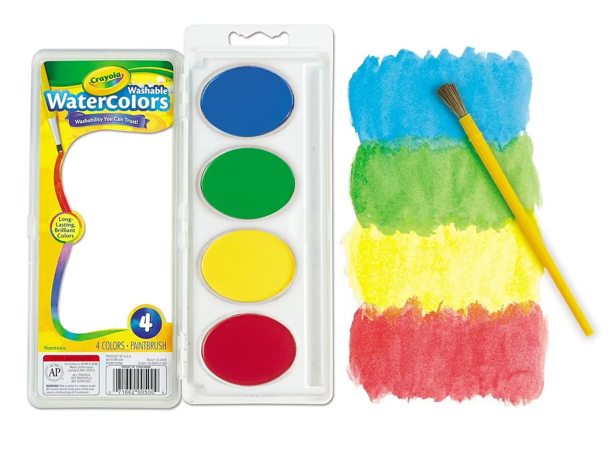 Jumbo Washable Watercolor Set - US 9456
