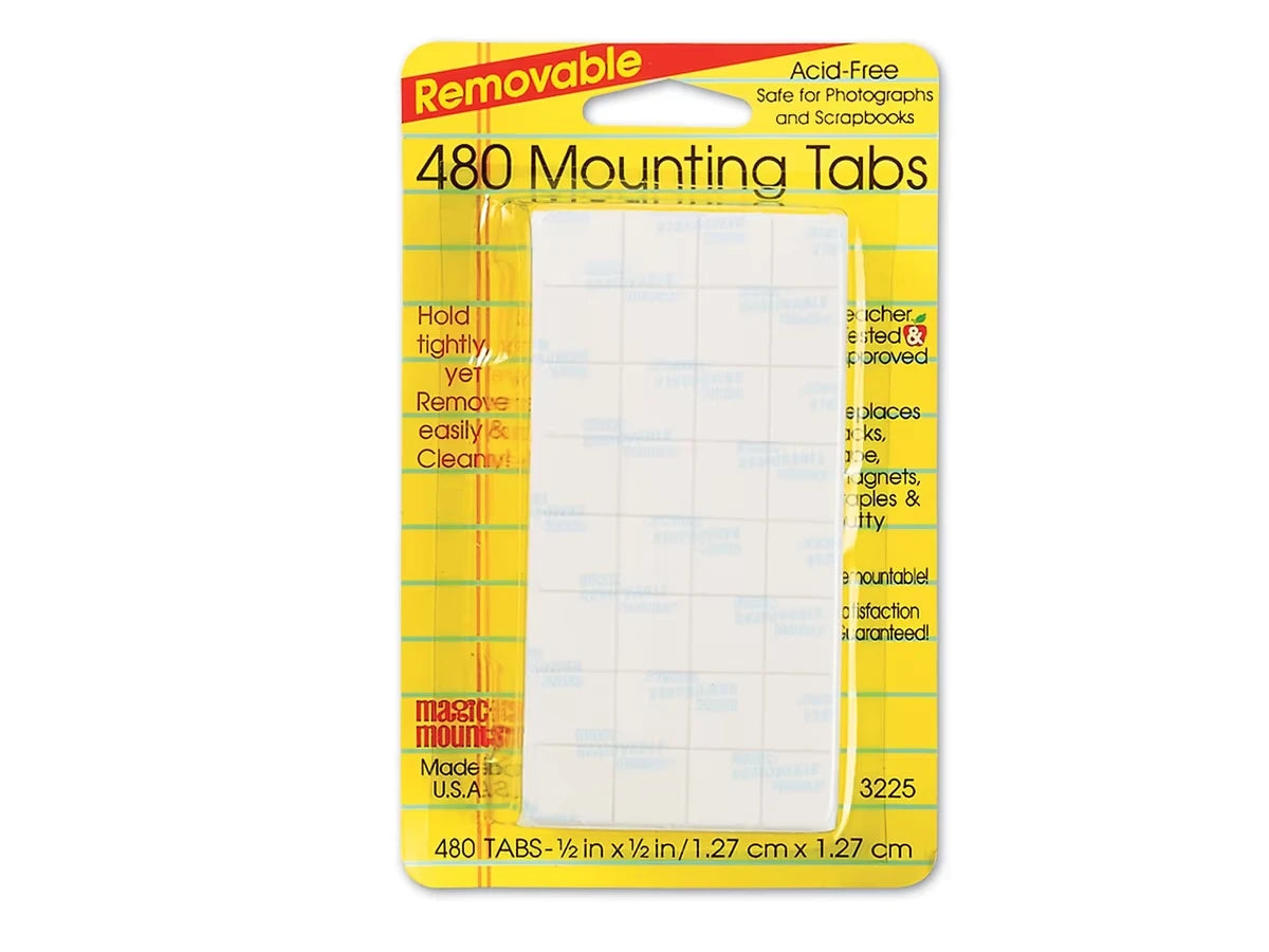 Removable Mounting Tabs - Set of 480 - US 1901
