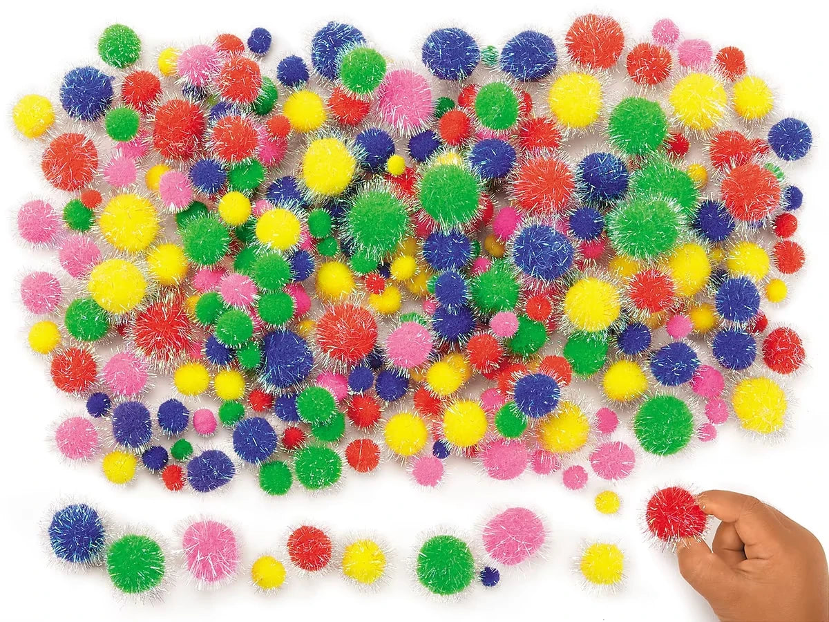 Glitter Pom-Poms - US 3855