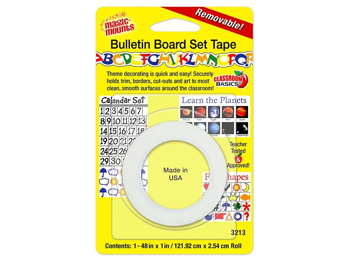 Removable Bulletin Board Set Tape - US 7003