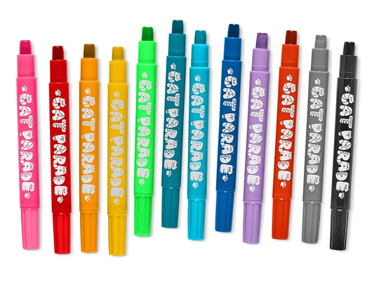 Cat Parade Watercolor Gel Crayons - Set of 12 - US 6840