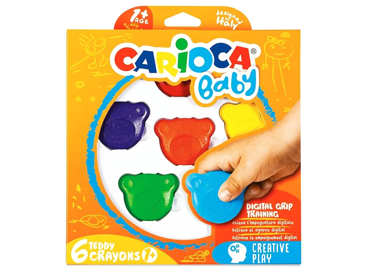 Teddy Crayons - Set of 6 - US 3138