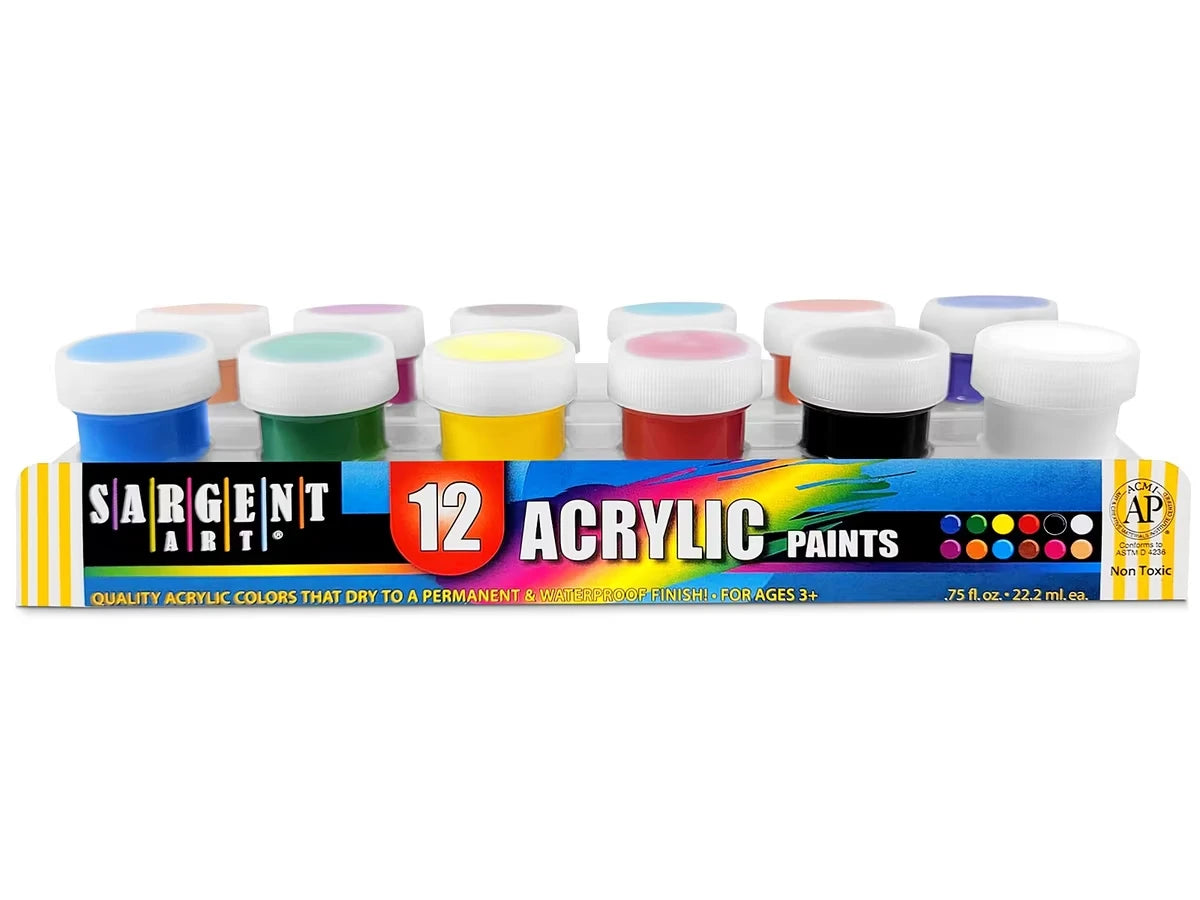 Acrylic Paint - Set of 12 - US 5753