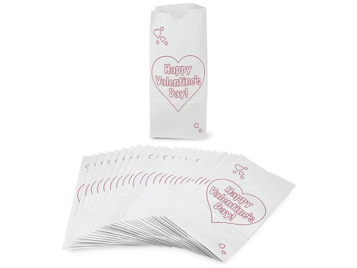 Design-Your-Own Valentine’s Day Bags - Set of 25 - US 9665