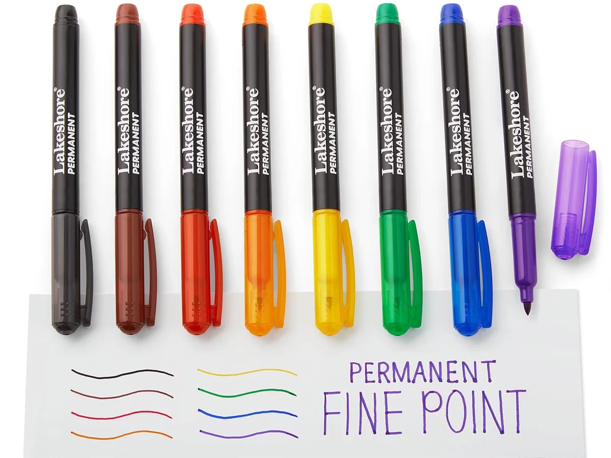 Permanent Thin-Line Markers - US 2276