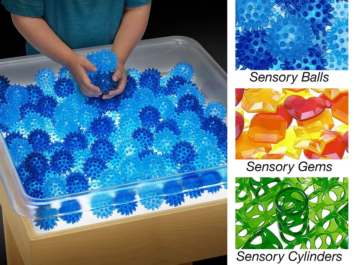Toddler-Safe Light Table Sensory Materials - Complete Set - US 7793