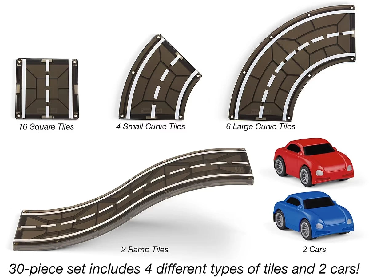 Magnetic Wonder Tiles® - Road Builder - US 1365