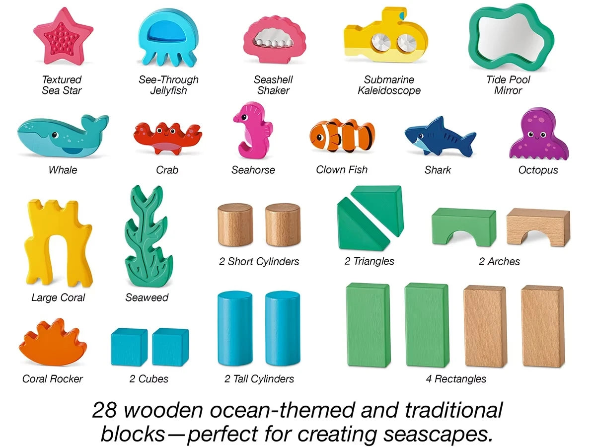 Under the Sea! Sensory Blocks - US 8129