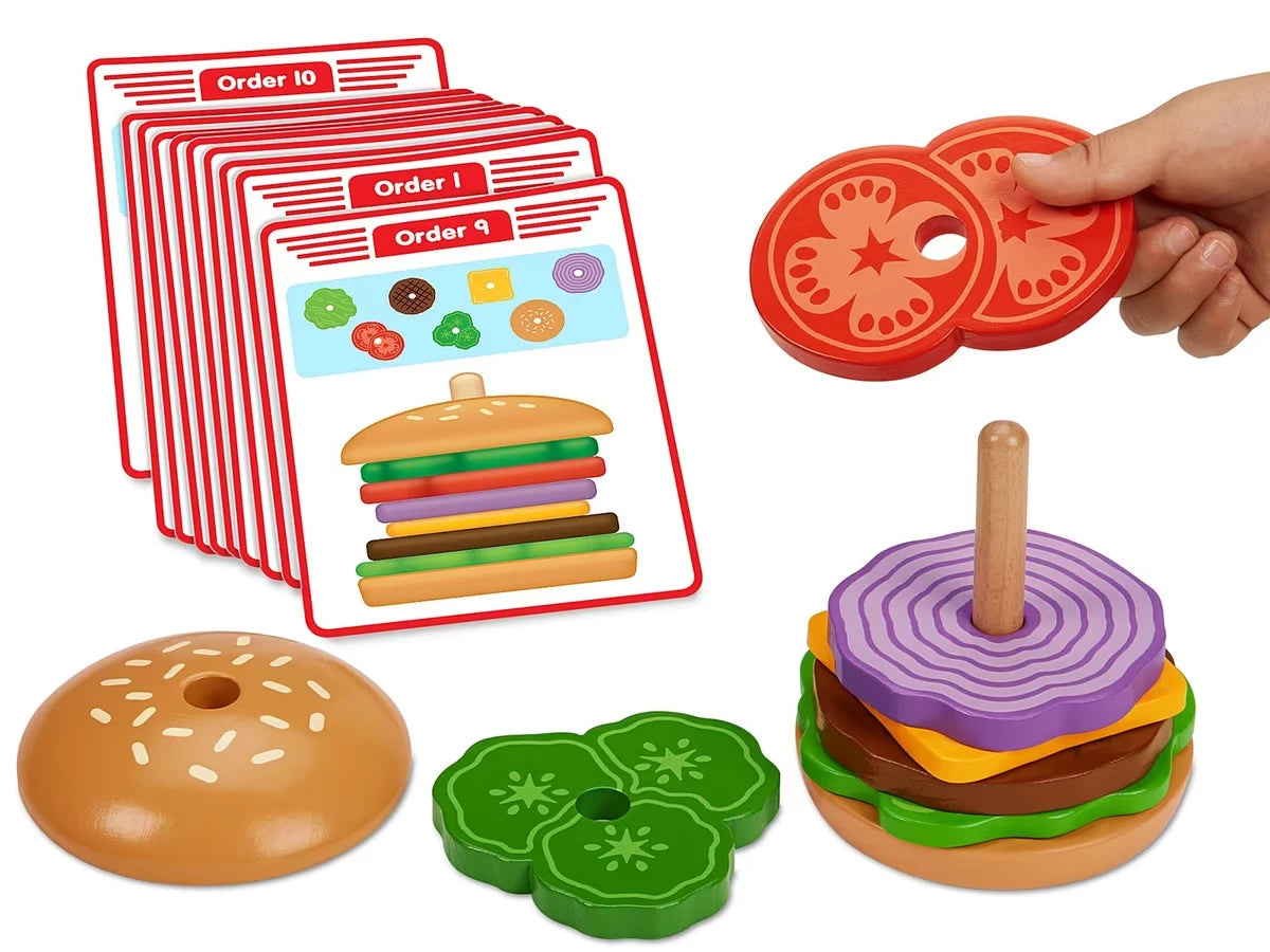 Create-A-Burger Sequencing Stacker - US 8205