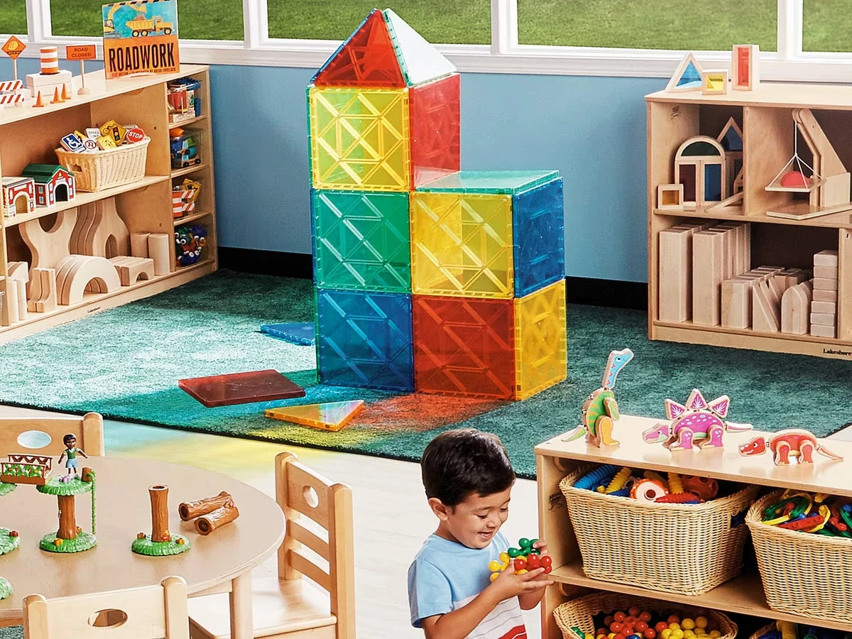 Jumbo Magnetic Building Tiles - US 5245