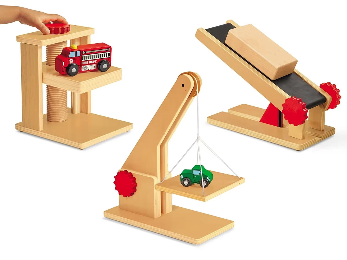 Block Play Simple Machines - Complete Set - US 5113