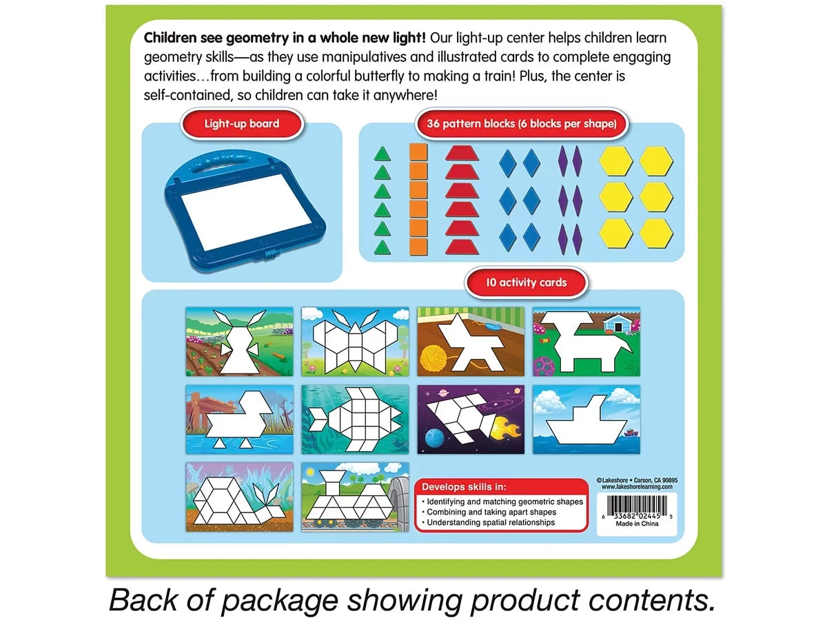 Light-Up Pattern Blocks Design Center - US 6119