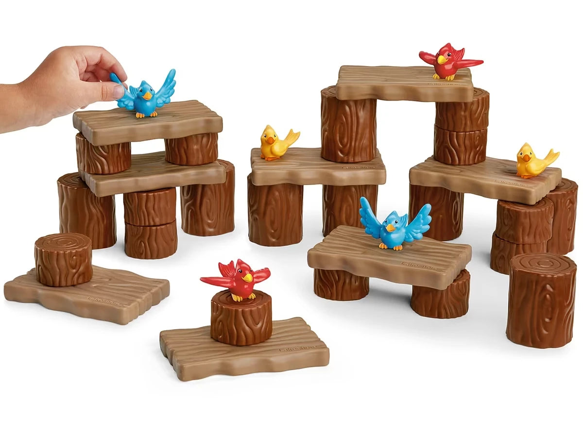 Cheerful Birds Tree Blocks - US 7728