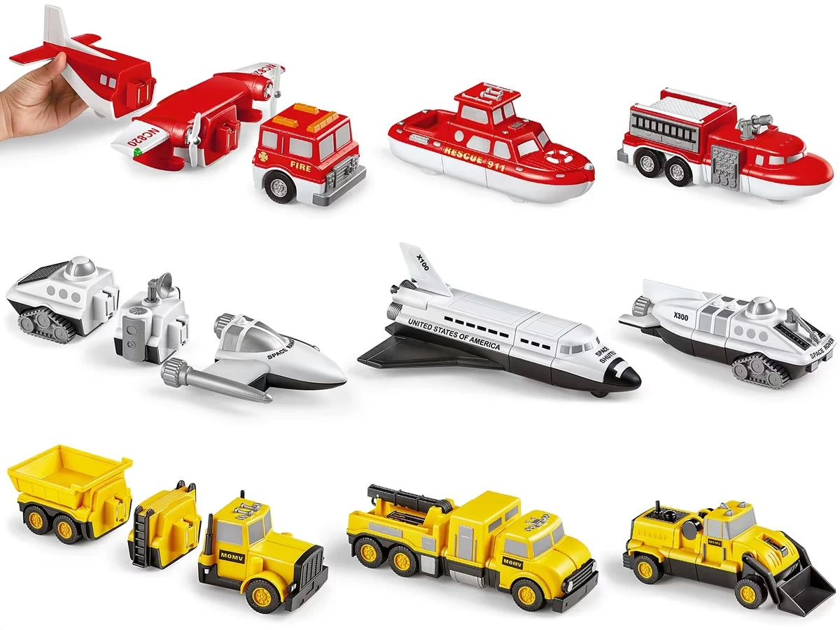 Mix & Match Magnetic Vehicles - Complete Set - US 6591