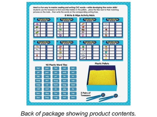 Find & Write CVC Words Activity Center - US 5347