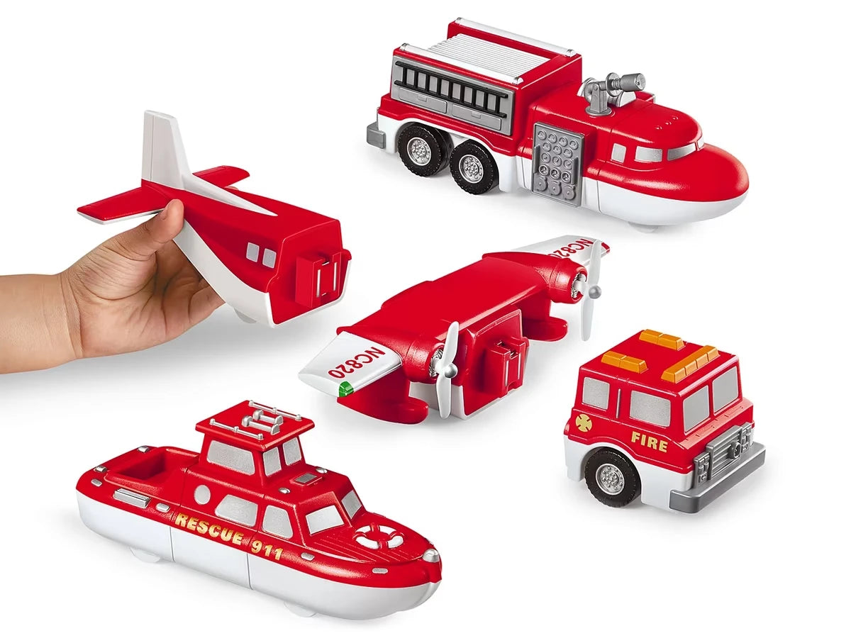 Mix & Match Magnetic Rescue Vehicles - US 2654