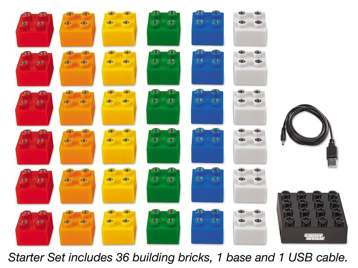 Light-Up Building Bricks - Starter Set - US 7649
