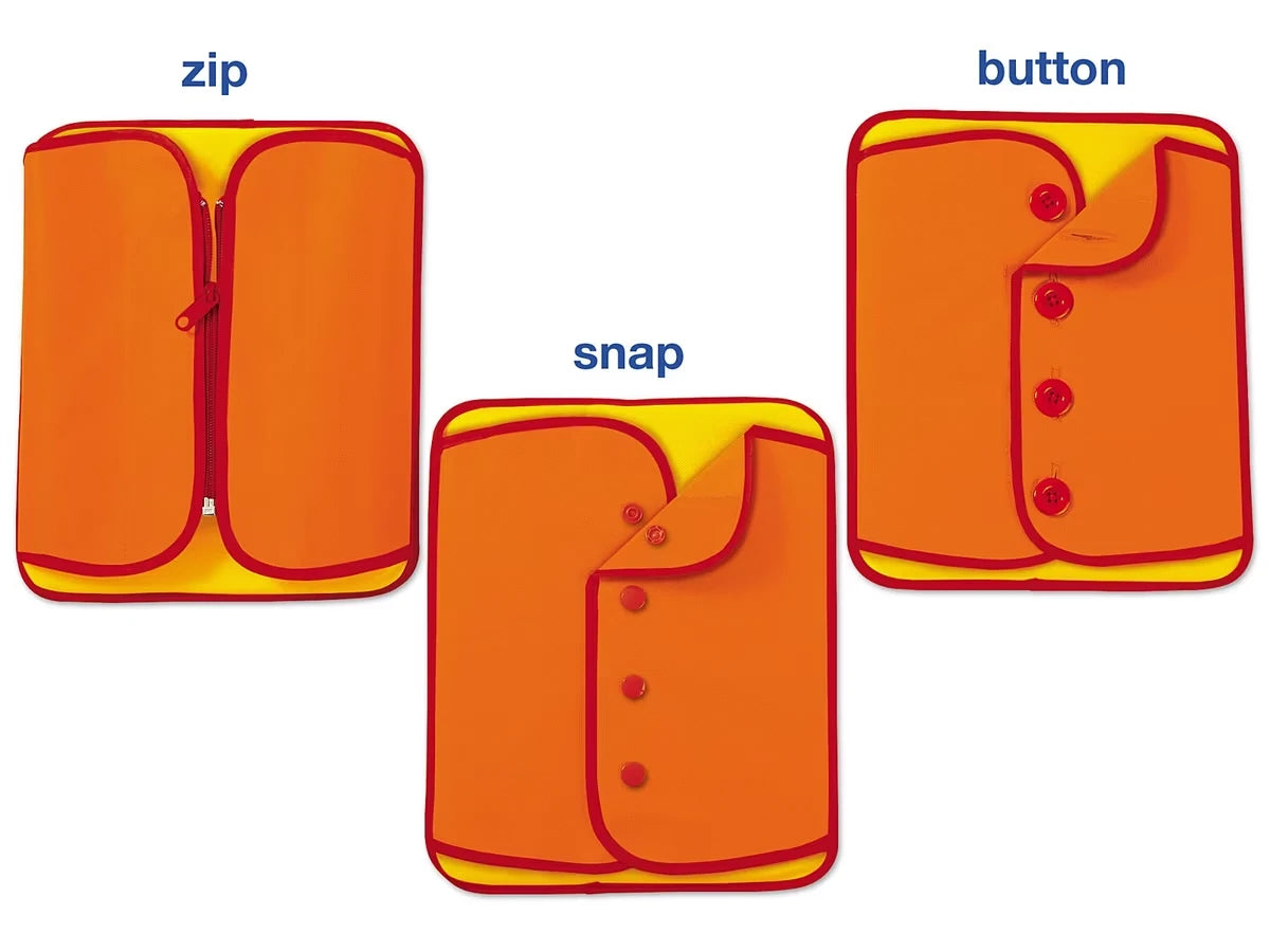 Zip, Snap & Button Dressing Frames - US 5466