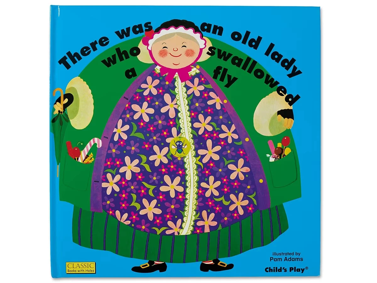 There Was an Old Lady Who Swallowed a Fly Hardcover Book - US 3298