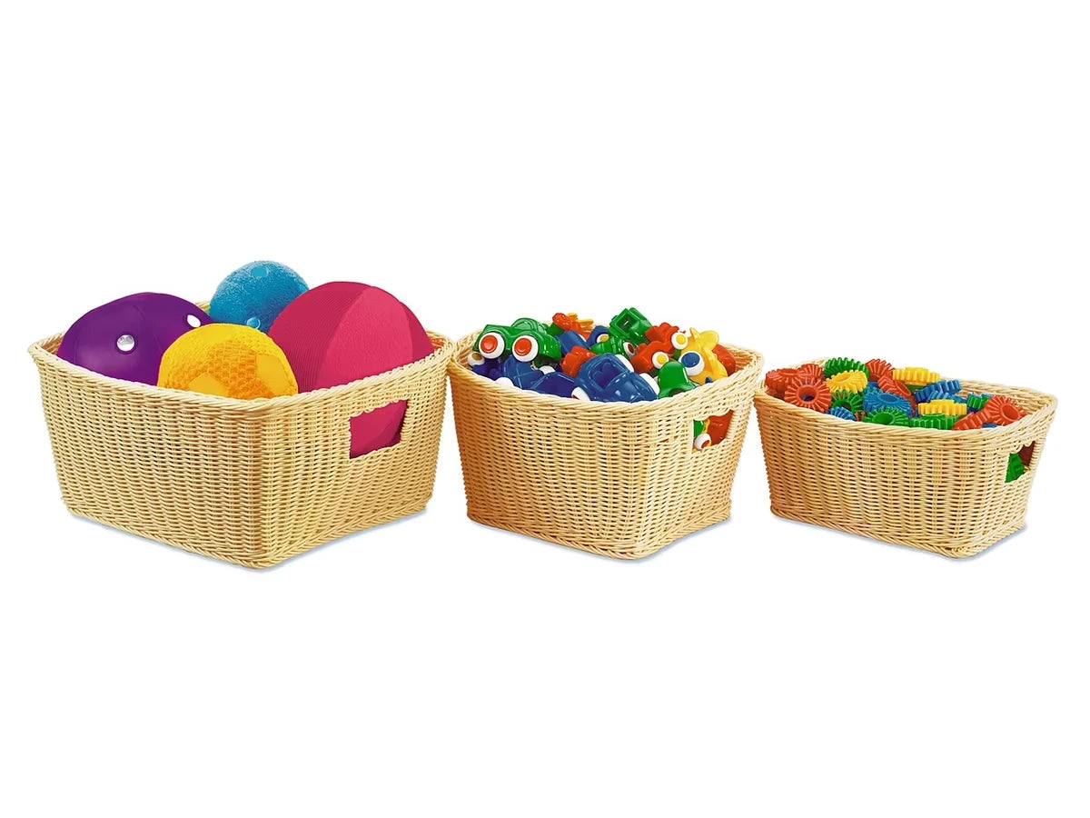 Dishwasher-Safe Plastic Baskets - Natural - US 9040