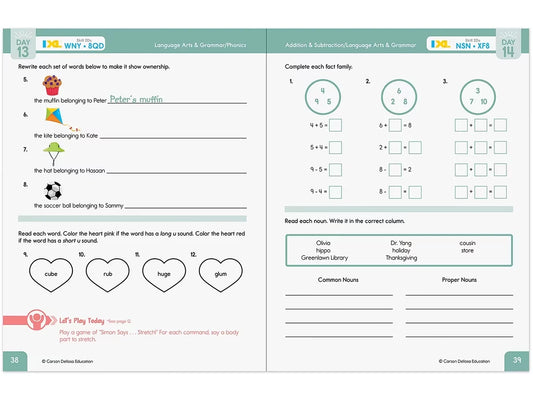 Summer Bridge Activities Workbook - Gr. 1-2 - US 7142