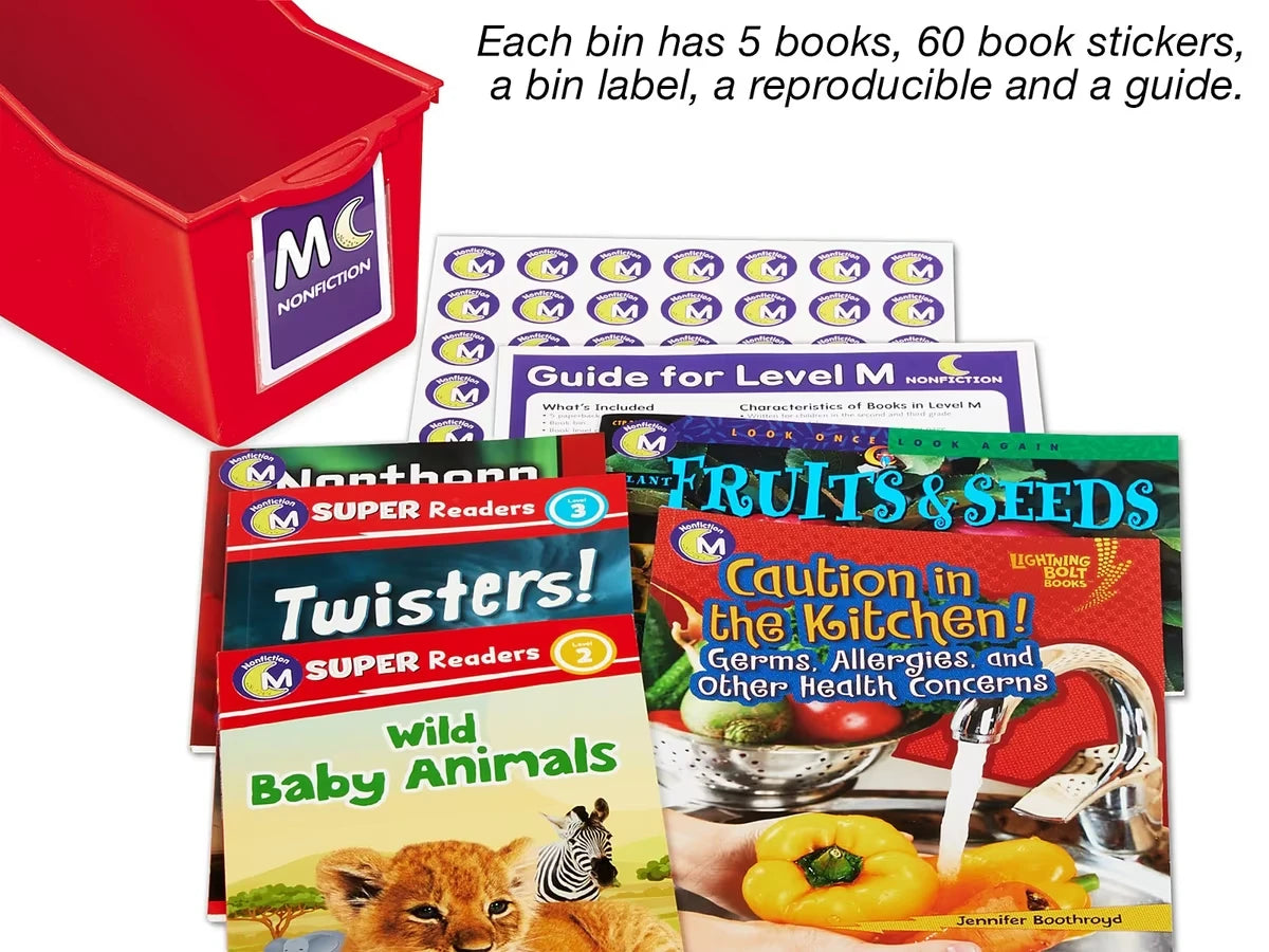 Nonfiction Leveled Books Classroom Library - US 3096