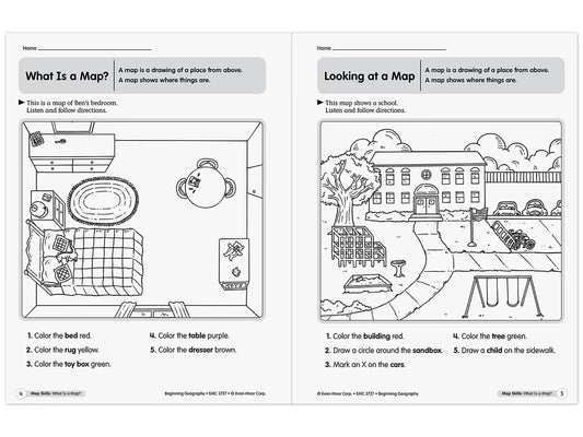 Beginning Geography Workbook - US 9109