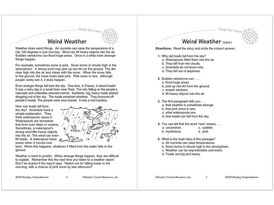 Master Reading Comprehension Workbook - Gr. 3 - US 2785