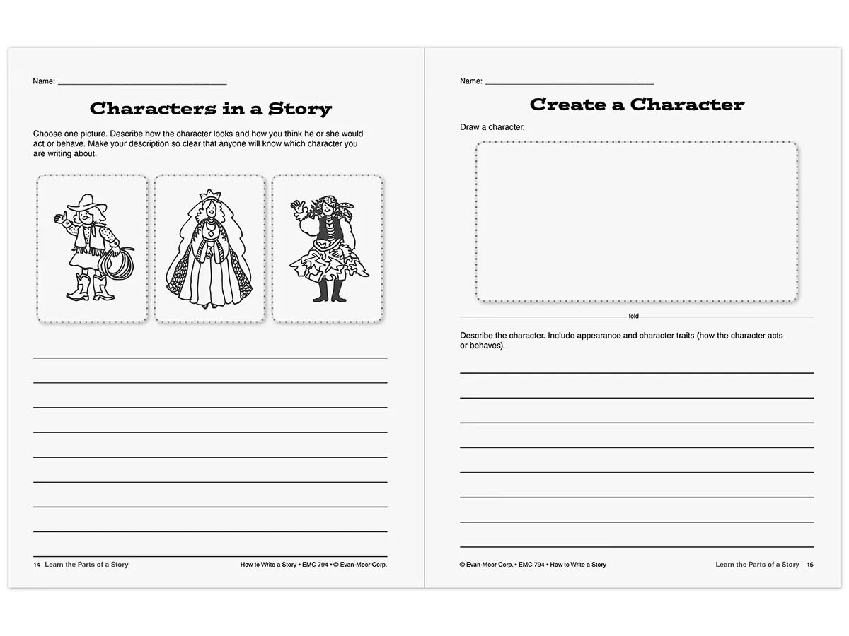How to Write a Story Workbook - Gr. 4-6 - US 3507