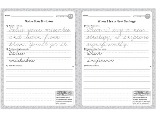 Cursive Writing Practice Workbook - Gr. 3 - US 1121
