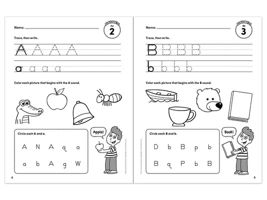 Alphabet Little Learner Packets Workbook - US 7846