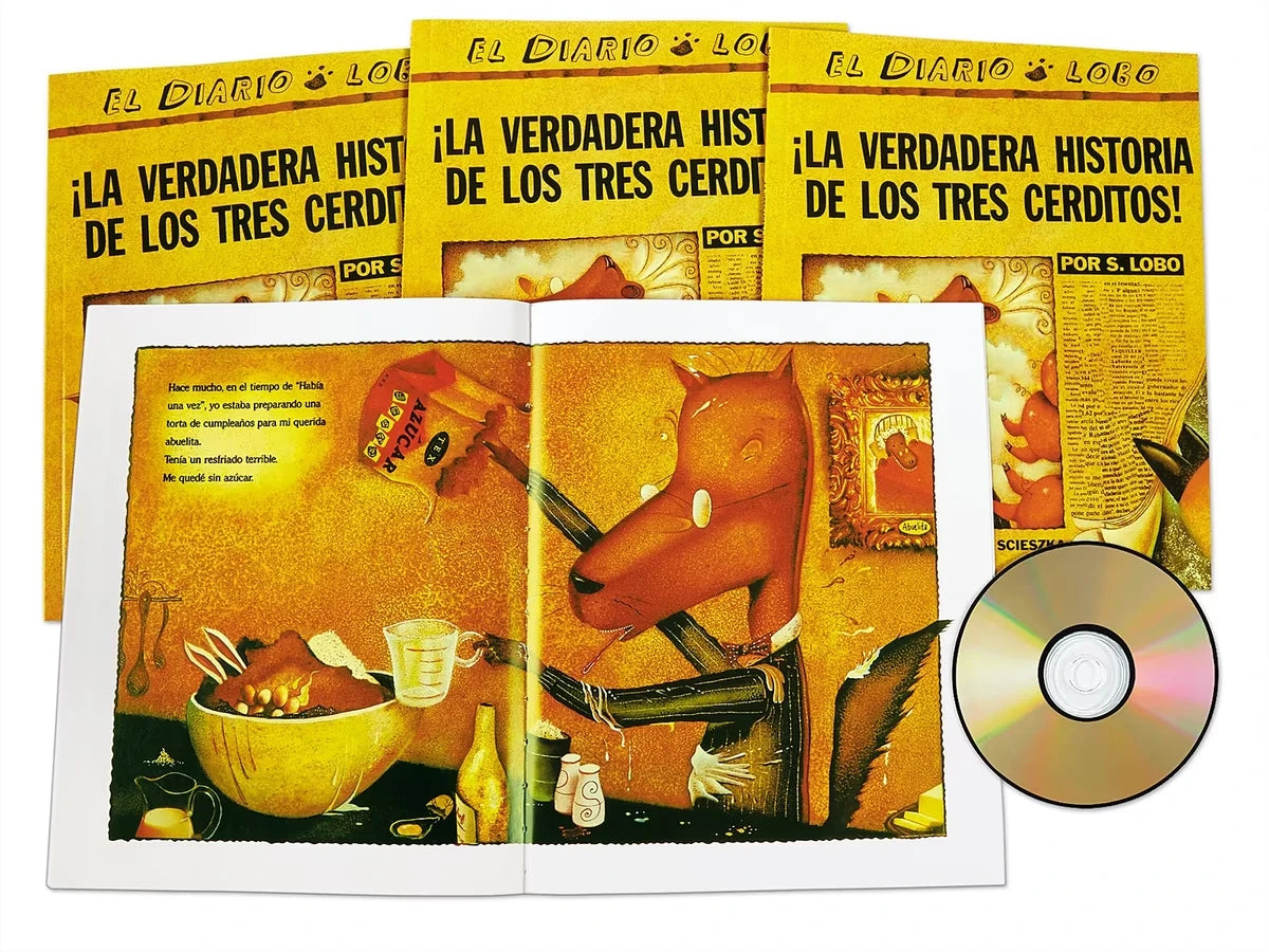 ¡La verdadera historia de los tres cerditos! Read-Along - US 5865