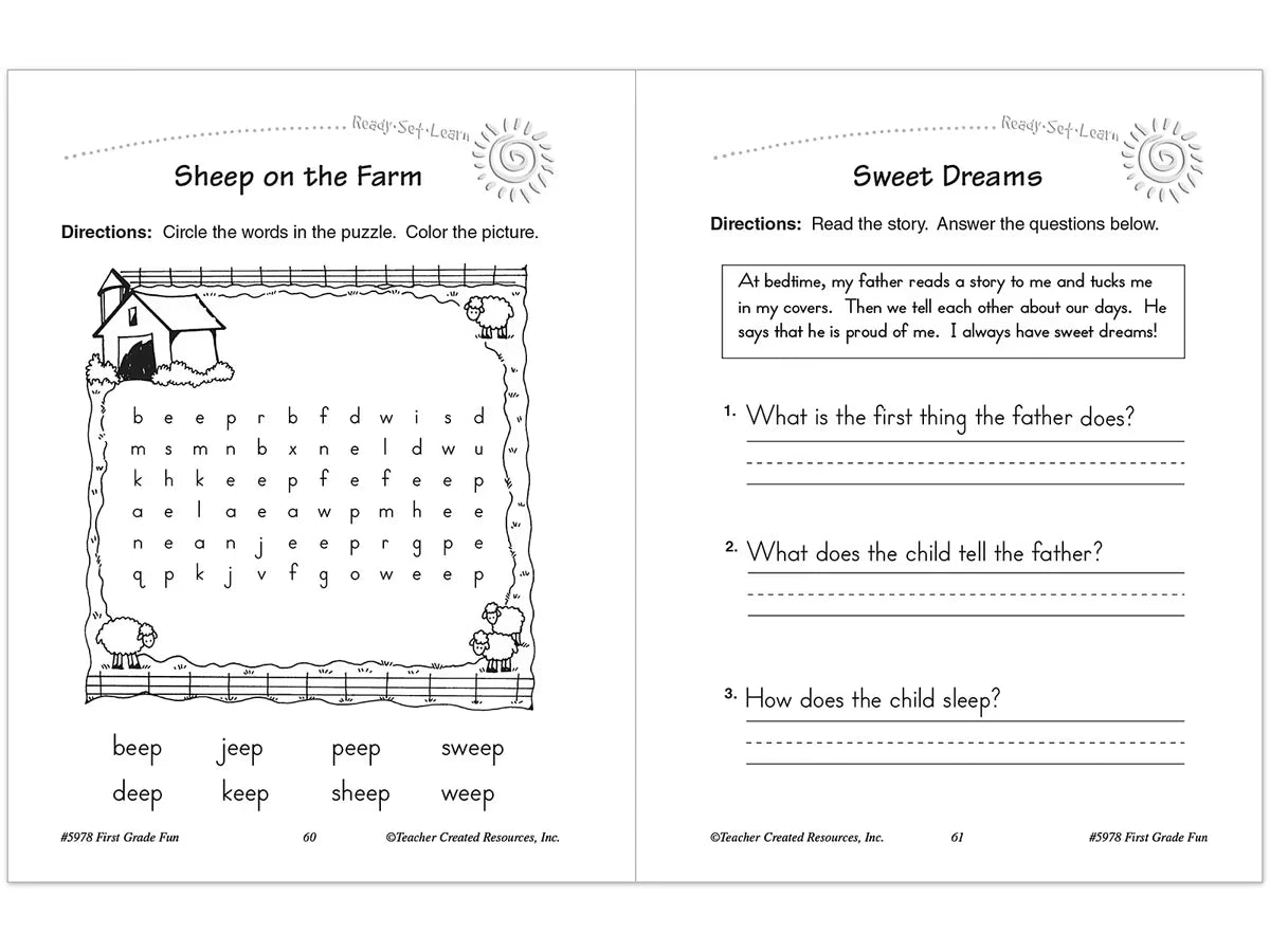 First-Grade Fun Workbook - US 2838