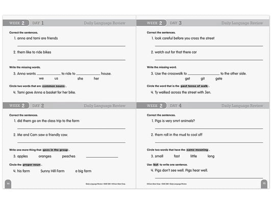 Daily Language Review Workbook - Gr. 2 - US 3002
