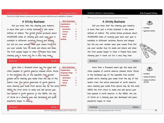 Daily Paragraph Editing Workbook - Gr. 6 - US 8407