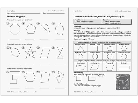 Geometry Basics Workbook - US 7036