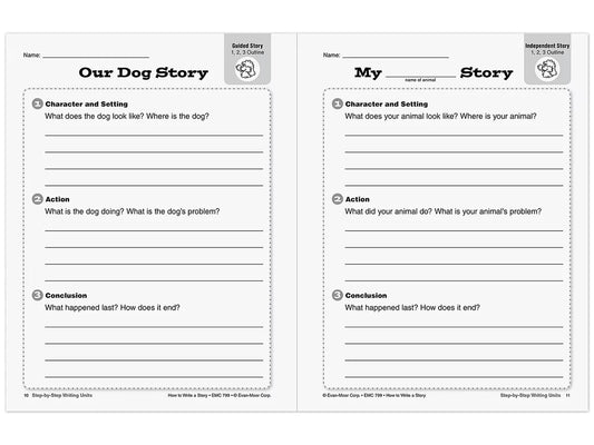 How to Write a Story Workbook - Gr. 1-3 - US 9768