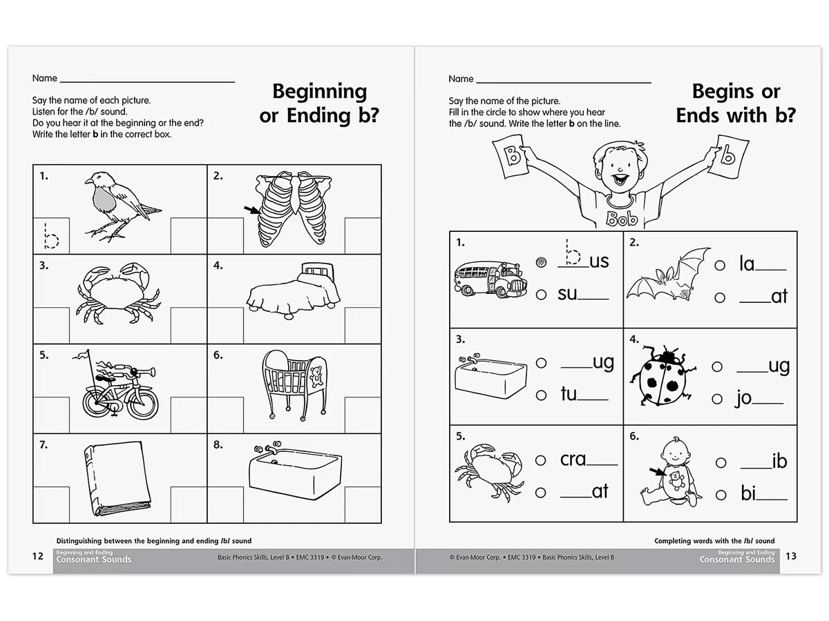 Basic Phonics Skills Workbook - K-Gr. 1 - US 7849