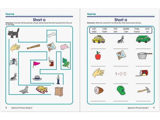 Spectrum® Phonics Workbook - Gr. 2 - US 8182