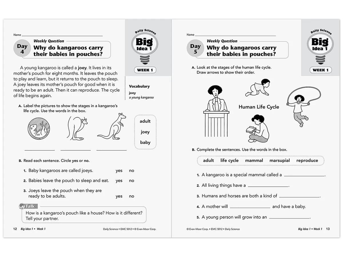 Daily Science Reproducible Activities Workbook - Gr. 2 - US 1405