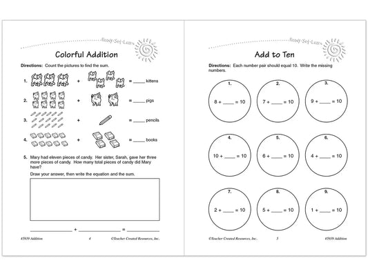 Addition Workbook - US 6631