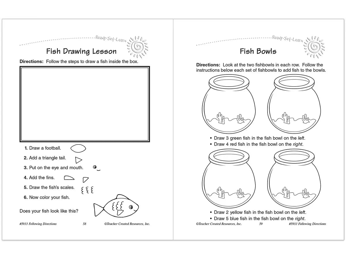 Following Directions Workbook - US 3376
