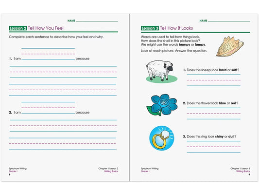 Spectrum® Writing Workbook - Gr. 1 - US 8797