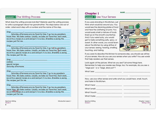 Spectrum® Writing Workbook - Gr. 3 - US 7177