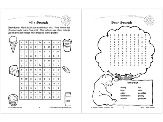 Word Searches Workbook - Gr. 3 - US 1842
