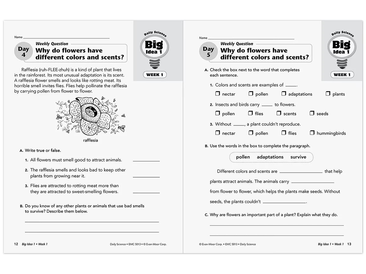 Daily Science Reproducible Activities Workbook - Gr. 3 - US 8140