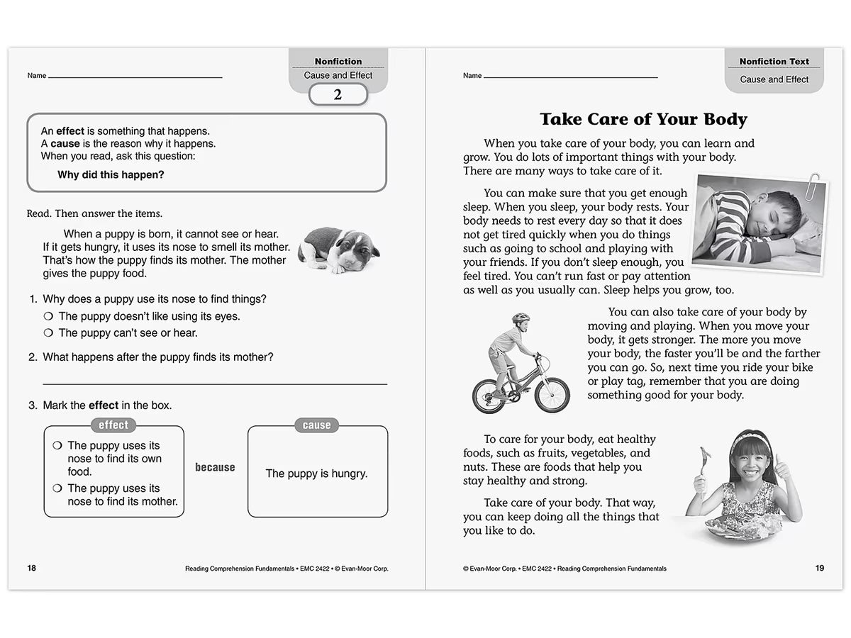 Reading Comprehension Fundamentals Workbook - Gr. 2 - US 5955
